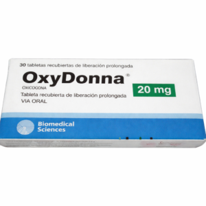 OxyDonna oxicodona 20 mg tableta de liberación prolongada