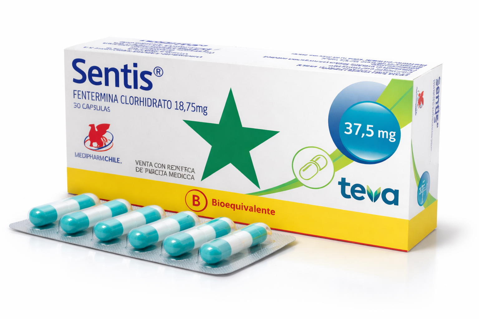 Comprar Sentis en Perú fentermina 37.5 mg original