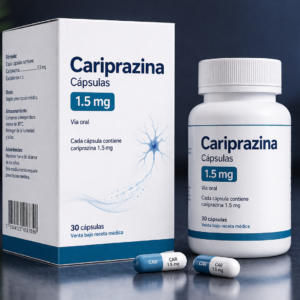 Cariprazina 1.5 mg cápsulas en Lima Perú tratamiento esquizofrenia trastorno bipolar