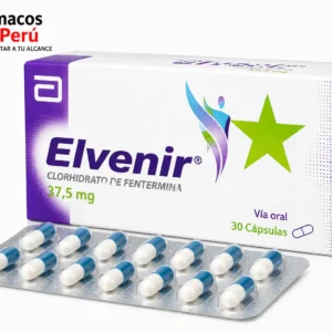 Elvenir 37.5 mg Clorhidrato de Fentermina en Perú | Precio, información y disponibilidad | Fármacos del Perú