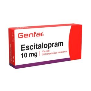 Escitalopram 10 mg 30 tabletas antidepresivo en Perú