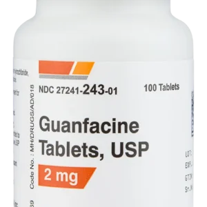 Guanfacina 2 mg para el tratamiento del TDAH en Perú - Medicamento de 100 tabletas