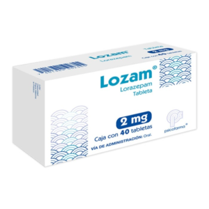 Lorazepam 2 mg tabletas para ansiedad e insomnio