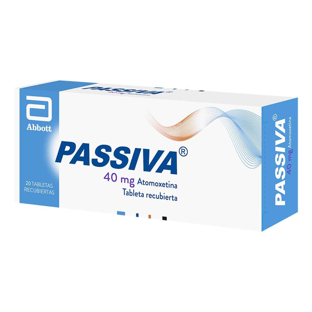 Passiva atomoxetina 40 mg y 60 mg caja original en Perú