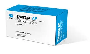 Caja lateral de Triacana tiratricol apoyo metabólico