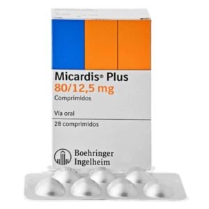 Presentación de Micardis Plus 80/12.5 mg