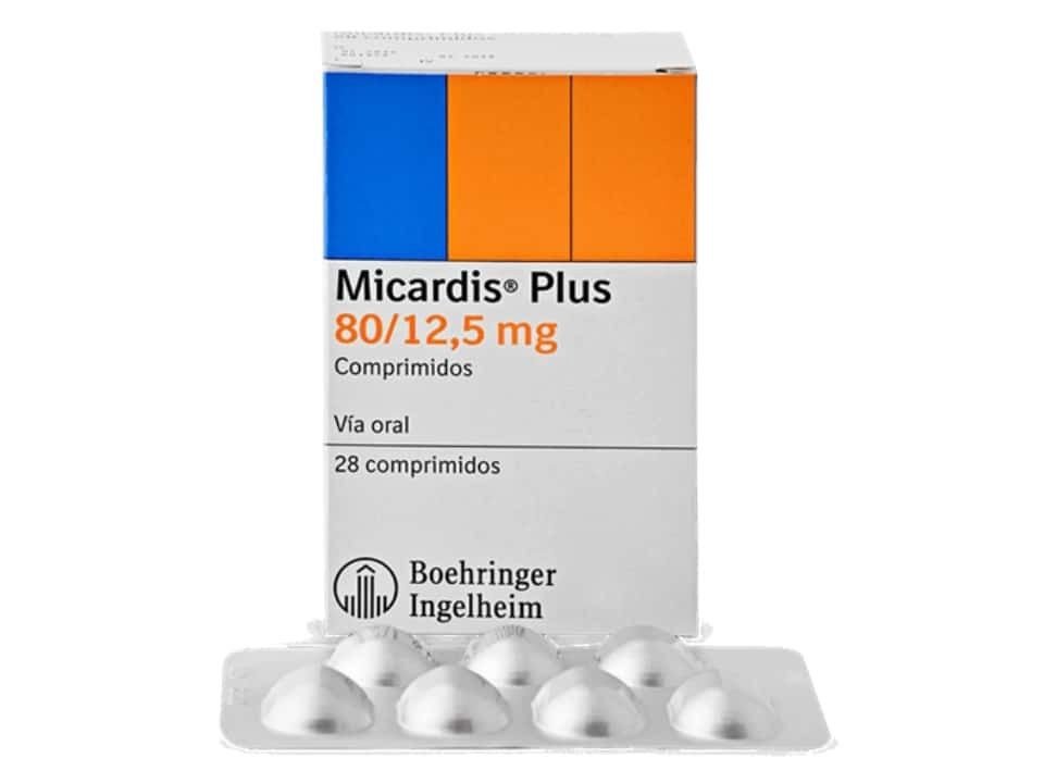 Presentación de Micardis Plus 80/12.5 mg