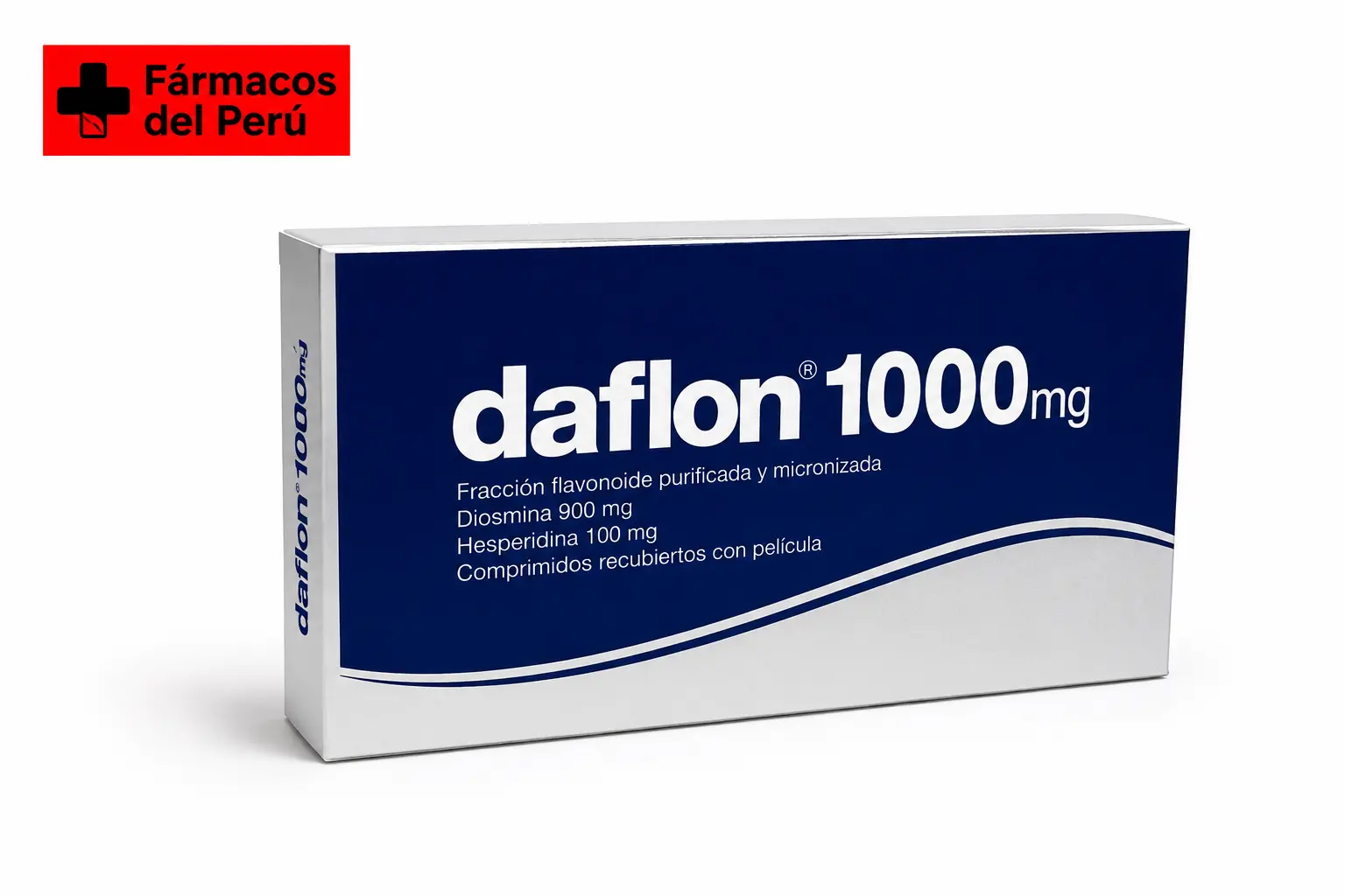 Daflon 1000 mg - Diosmina y Hesperidina para insuficiencia venosa en Perú