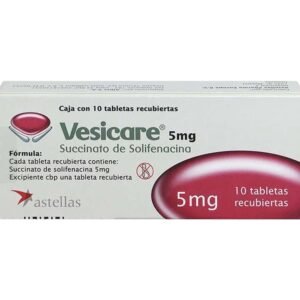 Presentación de Vesicare 5 mg