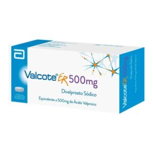 Presentación de Valcote ER 500 mg