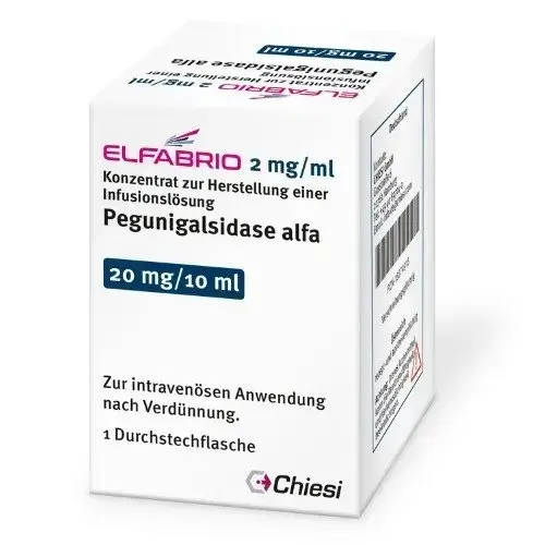 Elfabrio 20 mg/ml (Pegunigalsidase Alfa) solución para infusión intravenosa