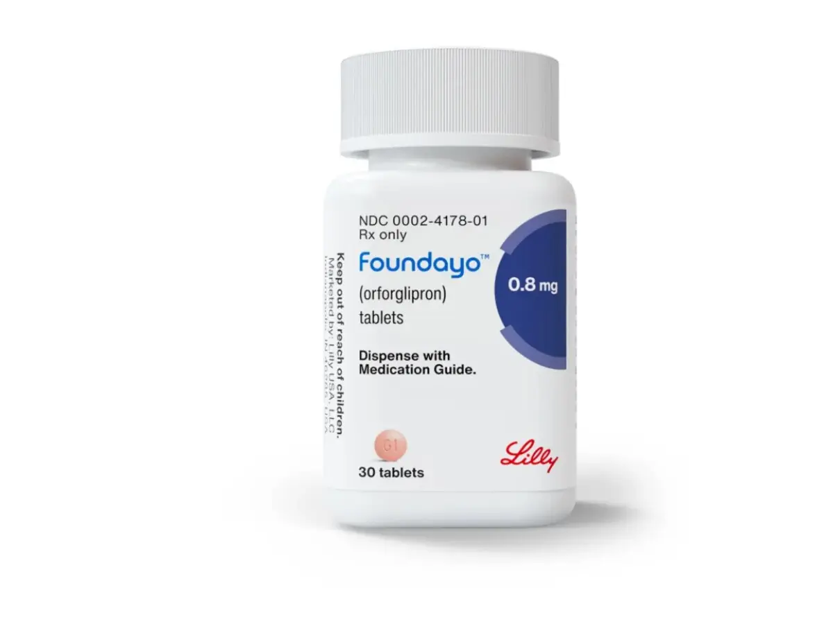 Foundayo (Orforglipron) para obesidad y sobrepeso - Frasco original