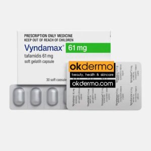 Vyndamax (Tafamidis) medicamento original para la miocardiopatía por amiloidosis por transtiretina (ATTR-CM) disponible en Perú.