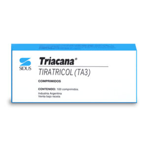 Caja de Triacana (Tiratricol) para el equilibrio metabólico en Perú - Fármacos del Perú